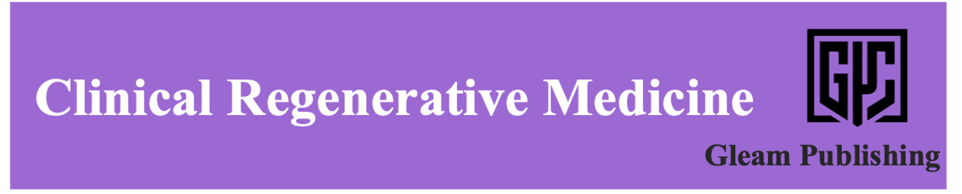 Clinical Regenerative Medicine — Gleam Publishing